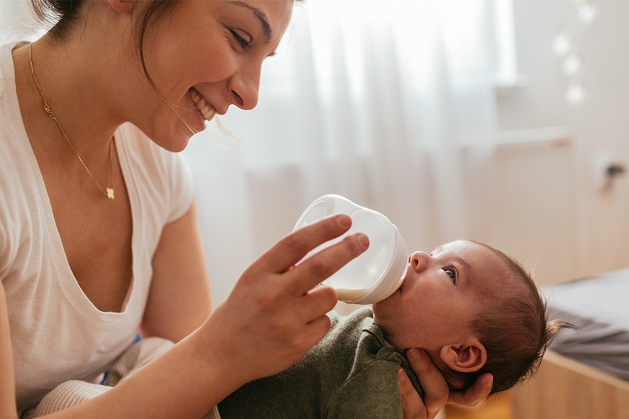 Bottle feeding photo