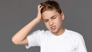 Headache teen photo